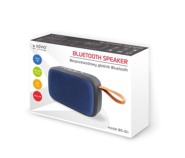 SAVIO GŁOŚNIK BT SAVIO BS011 3W Niebieski # - 1458338 - zdjęcie 7